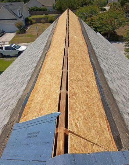 RGR Construction and Roofing Roof Repair project in Wilmington, NC