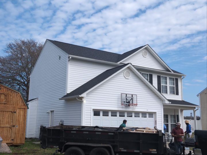 RGR Construction and Roofing Roof Replacement project in Wilmington, NC