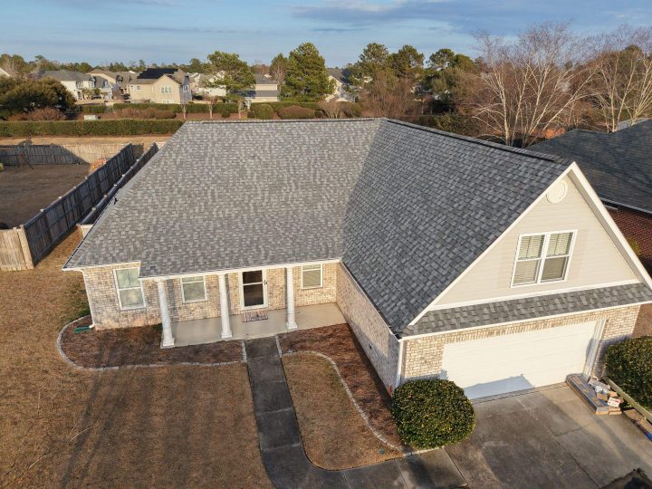 Completed FORTIFIED roof replacement in Mallory Creek, Winnabow, NC